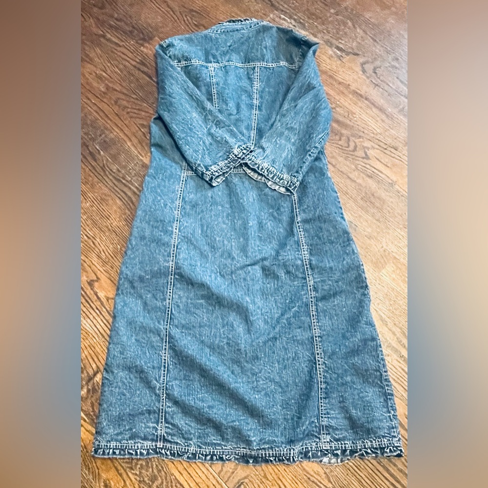Blue bayouWomen's casual Blue Jean Jacket size S 100% cotton - Picture 8 of 16